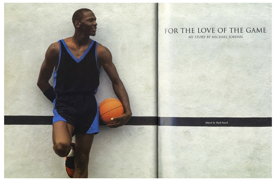 Michael Jordan Signed Copy of His Autobiography ''For the Love of the Game'' -- With Upper Deck COA